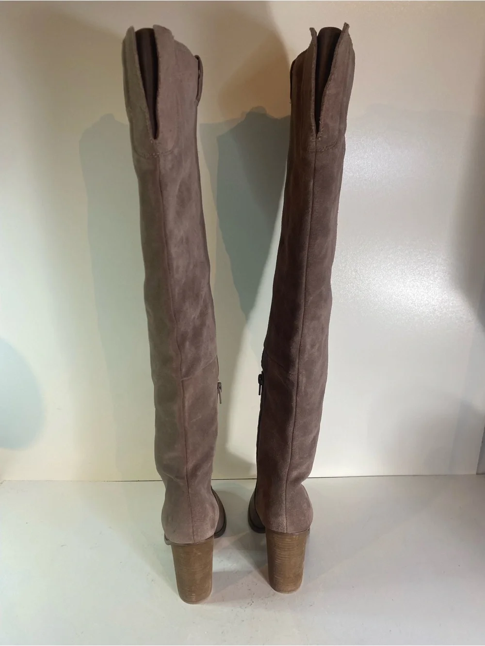 Carlos By Carlos Santana Tan Suede Over The Knee Boot Size 8M